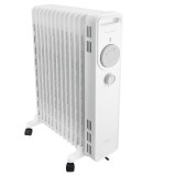 Radiator pe ulei Equation Basic, 2500 W, 3 Trepte, Alb