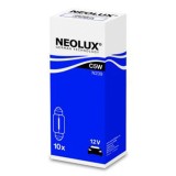 Set 10 Becuri Auto Neolux 12V C5W SV8.5-8 5W Halogen Iluminare Numar