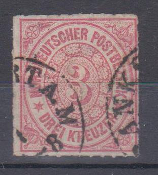 Germania - nord postbezirk, 1868, stampilat (G1) foto