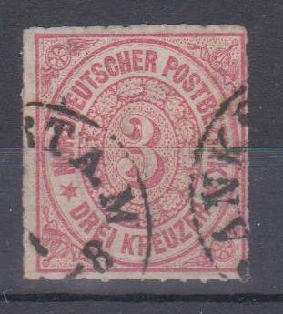 Germania - nord postbezirk, 1868, stampilat (G1)