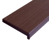 Glaf PVC interior pentru ferestre, Sunny Plast, wenge, 300 x 20 x 2 cm