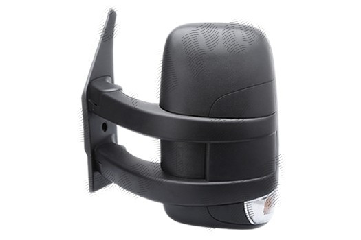 Oglinda exterioara Iveco Daily, 05.2006-07.2014, partea Stanga, culoare sticla crom, sticla convexa, cu incalzire, ajustare electrica, 4 gauri/ 2 pin