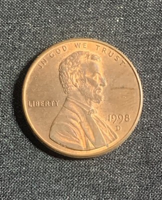Moneda One Cent 1998 USA foto