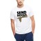 Tricou barbati alb - Send Noods - 2XL