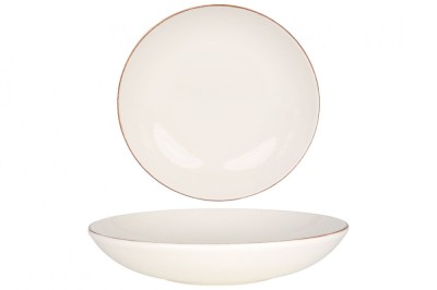 Bonna Farfurie ad&amp;acirc;ncă - Retro - Porţelan - 25 cm (1300cc) - set de 6 foto