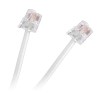 Cablu telefon extensie 3m RJ11 alb, Oem