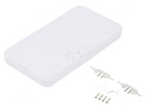Carcasă Universală ABS Albă IP40 63x115x12mm
