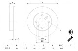 BOSCH 0 986 478 105 Disc frana