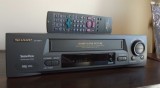 Video Recorder VHS Sharp, 4 capete, 2 viteze SP-LP, Telecomanda - Nou