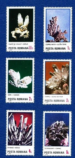 C1204 - Romania 1985 - Minerale 6v.neuzat,perfecta stare