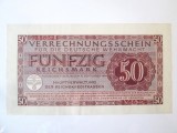 Rara! Germania 50 Reichsmark 1944 UNC Wehrmacht(Fortele Armate Naziste) WWII la cel mai mic pret