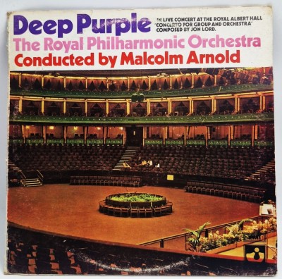 Concerto For Group And Orchestra VG+ / VG vinil LP disc rock symphonyc Harvest Italia 1971 foto