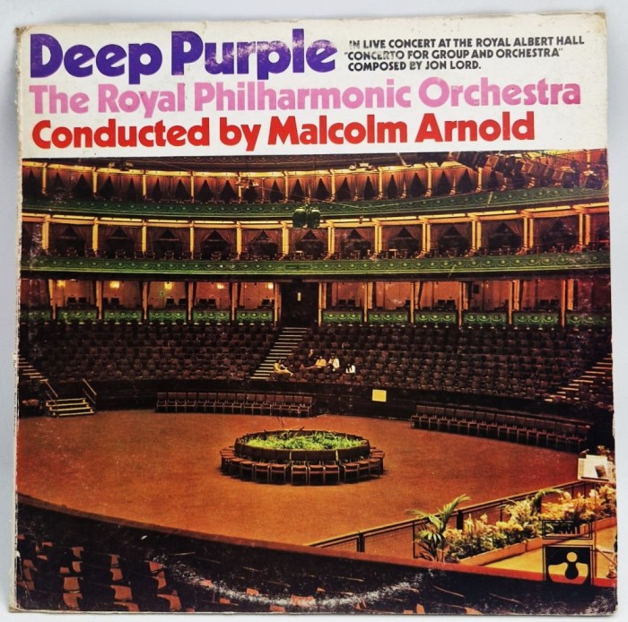 Concerto For Group And Orchestra VG+ / VG vinil LP disc rock symphonyc Harvest Italia 1971