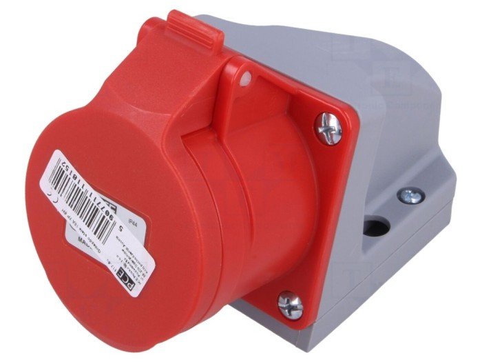 Conector alimentare AC trifazat 16A IP44