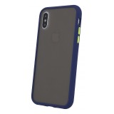 Husa TPU OEM Colored Buttons pentru Huawei P Smart (2019) / Huawei Honor 10 Lite, Bleumarin