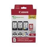 Cartuș cerneală original Canon OEM 2xPG-545XL, 1xCL-546XL, Photo Paper Ink Pack