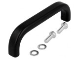 Manetă Aluminiu Neagră 29mm x 96mm x 12mm