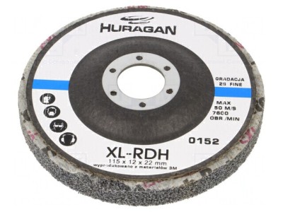 Disc de șlefuire &amp;Oslash;115x12mm, orificiu 22mm foto
