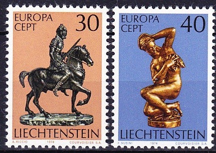 Lichtenstein 1974 - Europa 2v.,neuzat,perfecta stare(z)