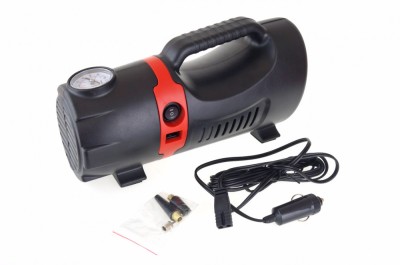 Compresor aer 12V/220V 10bar cu 3 adaptori compartiment cabluri foto