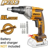 Bormasina 20V 1/4&quot; pentru rigips, motor fara perii, 4200rpm, INGCO CDSLI20428