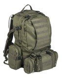 Rucsac Militar 36L Mil-Tec Defense Olive, Poliester, Sistem Molle, 50x29x13 cm, Barbati, Accesorii Tactice, Drumetii, Outdoor