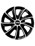 Cumpara ieftin Set 4 Capace Roti Autohelix MSA&reg; potrivite jantelor de 14 inch, pentru Jeep, model Stig Extra Black &amp; White