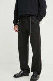 Gramicci pantaloni de bumbac Gramicci Pant culoarea negru, G102.OGT