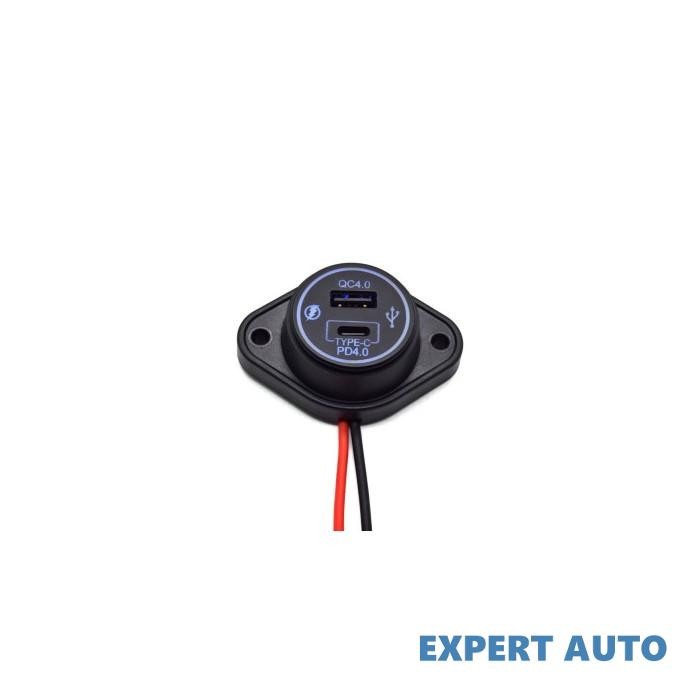 Mufa panou usb qc4.0 + pd qc4.0 cod: ds2076 Alta marca Alt model #7