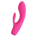 Tim - Vibrator iepuraș, roz, 15.5 cm