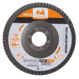 Disc Lamelar Frontal Inox 115 mm; 80 granulatie