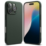 Husa pentru iphone 16 pro - ringke onyx - dark green