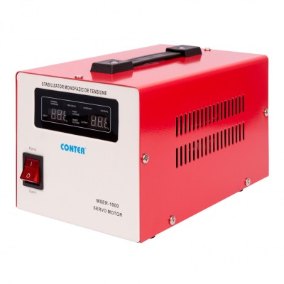 Stabilizator monofazic de tensiune cu servo-motor Conter MSER-1000VA SVR foto