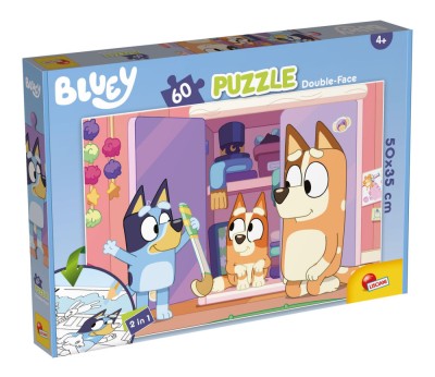 Puzzle de colorat maxi - Bluey (60 de piese) PlayLearn Toys foto