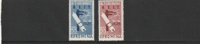 ROMANIA 1957 LP 431 AL II-LEA CONGRES A.S.I.T. SERIE MNH NESTAMPILATA foto