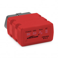 Diagnoza OBD2 KONNWEI KW902, Red, Bluetooth, Android, PC, ELM 327 OBDII, PIC18F25K80 foto