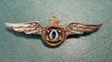 Insigna pilot militar Carol 2 pe timp de pace regalista