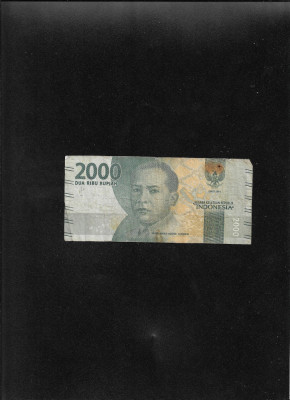 Indonesia Indonezia 2000 rupiah rupii 2016 seria350172 foto