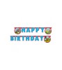 Ghirlanda petrecere Happy Birthday din carton model Mickey Rock The House 2.1M, Godan