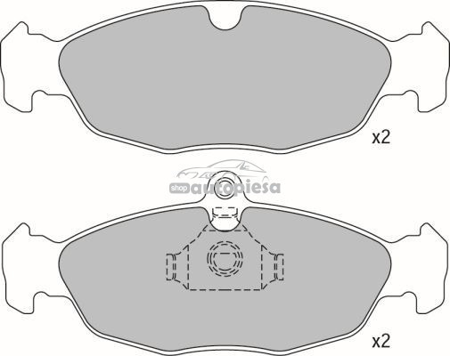 Set placute frana,frana disc OPEL ASTRA F Hatchback (53, 54, 58, 59) (1991 - 1998) KRIEGER 0950006327