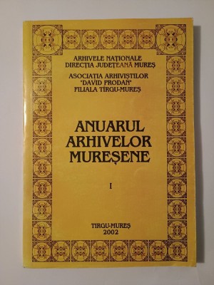 Anuarul Arhivelor Mureșene (vol. I) foto