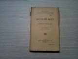 CULTIVAREA MINTII cu Ajutorul BIOLOGIEI - N. Moisescu - 1921, 448 p., Alta editura