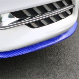 Protectie spoiler, prelungire bara fata/spate din cauciuc, culoare carbon albastru, AVEX