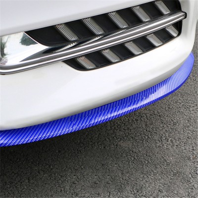 Protectie spoiler, prelungire bara fata/spate din cauciuc, culoare CARBON Albastru AVX-K6483_2 foto