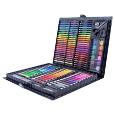Set 150 desen si pictura, Plastic, Negru