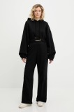 Answear Lab trening din bumbac culoarea negru