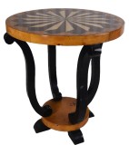 Masuta cafea Art Deco din lemn masiv furniruit CAT068