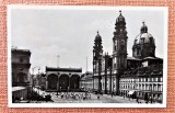 Munchen. Str. Odeonplatz cu Feldherrnhalle si Biserica Theatine din St. Cajetan