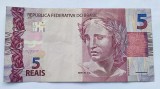 479. Bancnota Brazilia 5 reais 2010