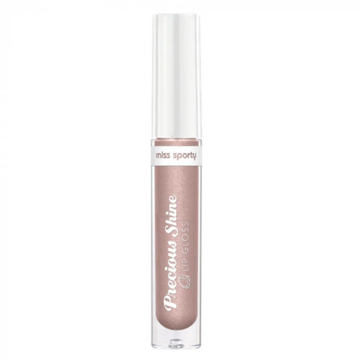 Luciu de Buze Miss Sporty, Precious Shine, 10 Shiny Nude, 2.6 ml, Luciu pentru Buze, Luciu, Luciu Miss Sporty, Luciu de Buze Lichid